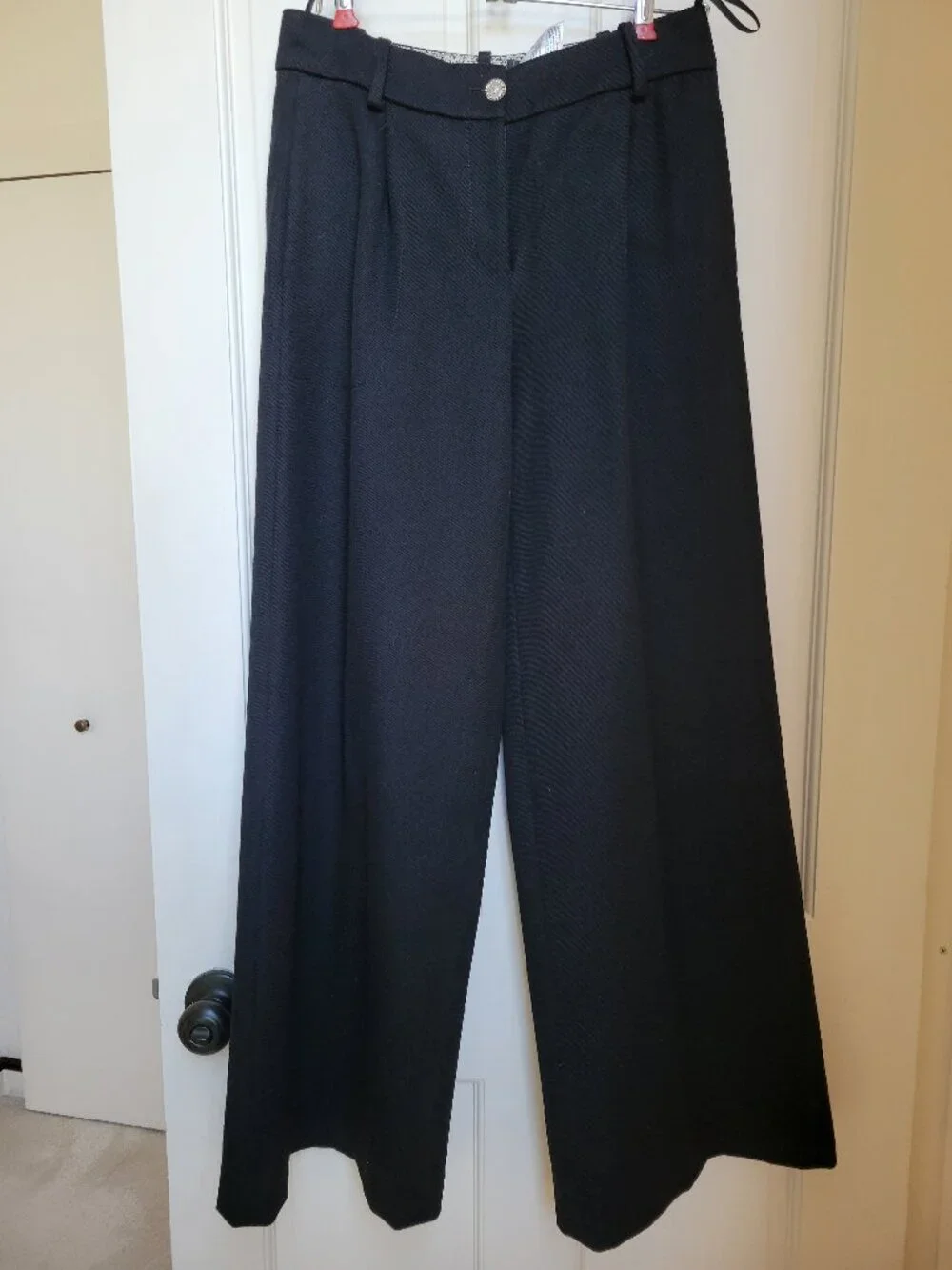 Chanel Black Wool Trousers